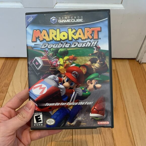 Mario Kart: Double Dash!! (Nintendo GameCube, 2003) CASE, MANUAL & Inserts ONLY - Picture 1 of 4